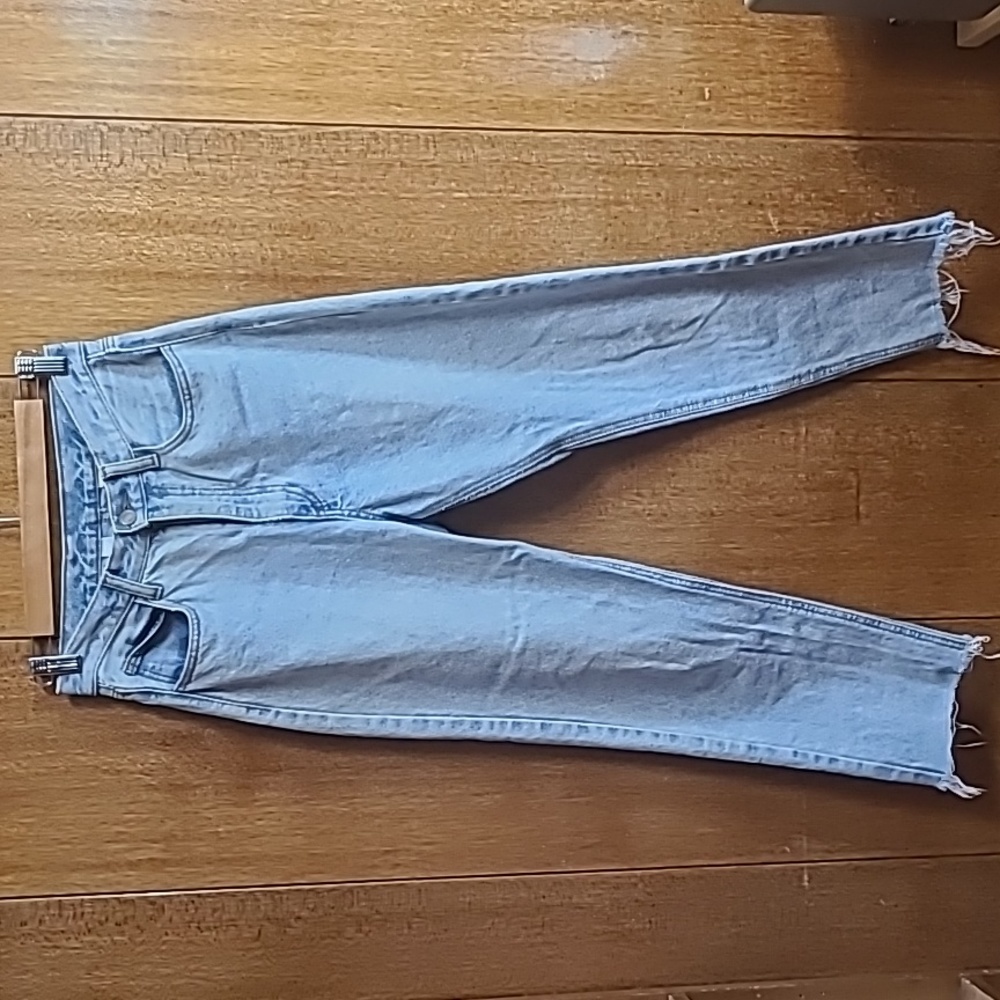 J. Galt light wash baggy tapered jeans